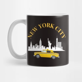 New York City Skyline Broadway Wall street Fifth avenue Times square New York New york Travel holidays Mug